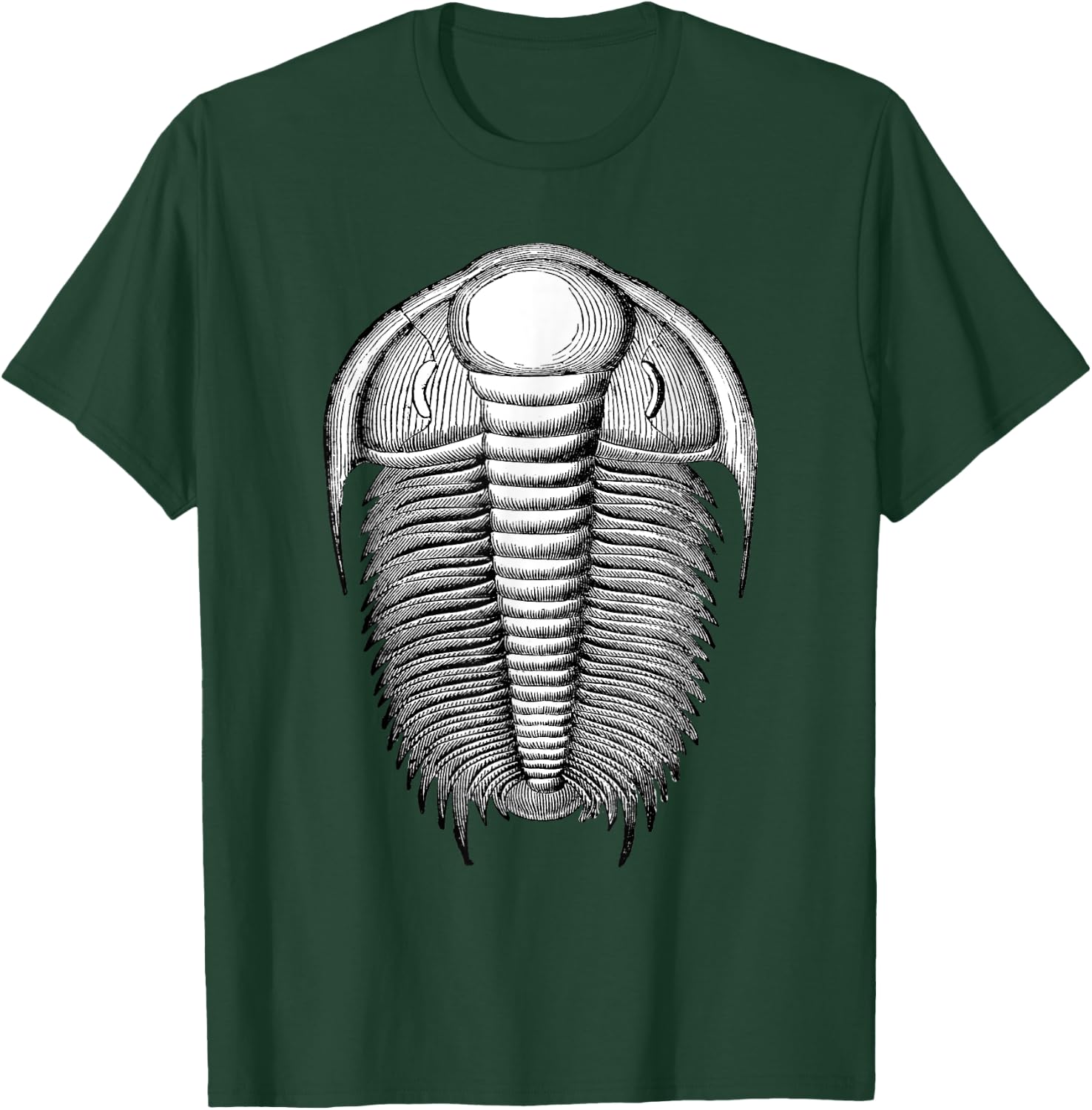 Trilobite Fossil Scientific Palaeontology Art T-Shirt - T-Shirt | Forest