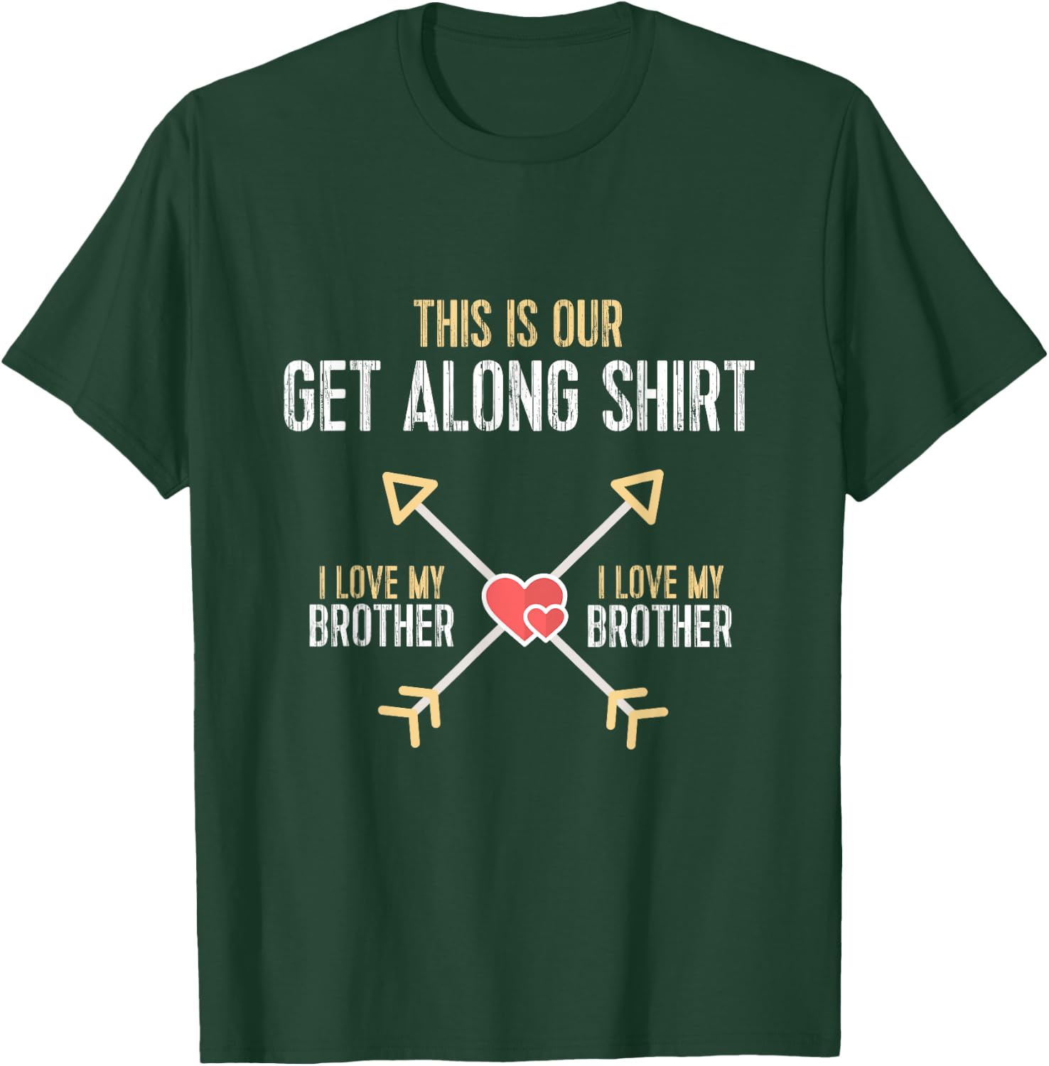 Sibling Fighting Getalong - Brother/Brother T-Shirt - T-Shirt | Forest