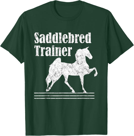 American Saddlebred Horse Training Gaited Horses Men T Shirt T-Shirt - T-Shirt | Forest