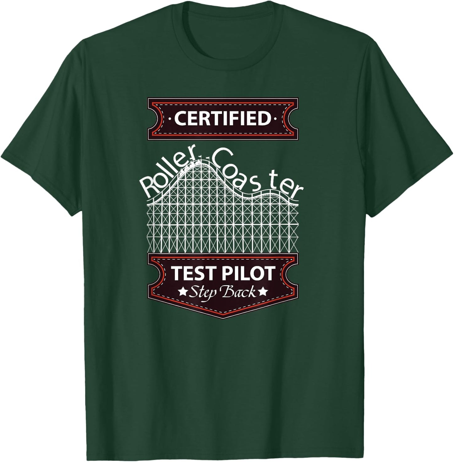 Funny Roller Coaster T-Shirt - T-Shirt | Forest