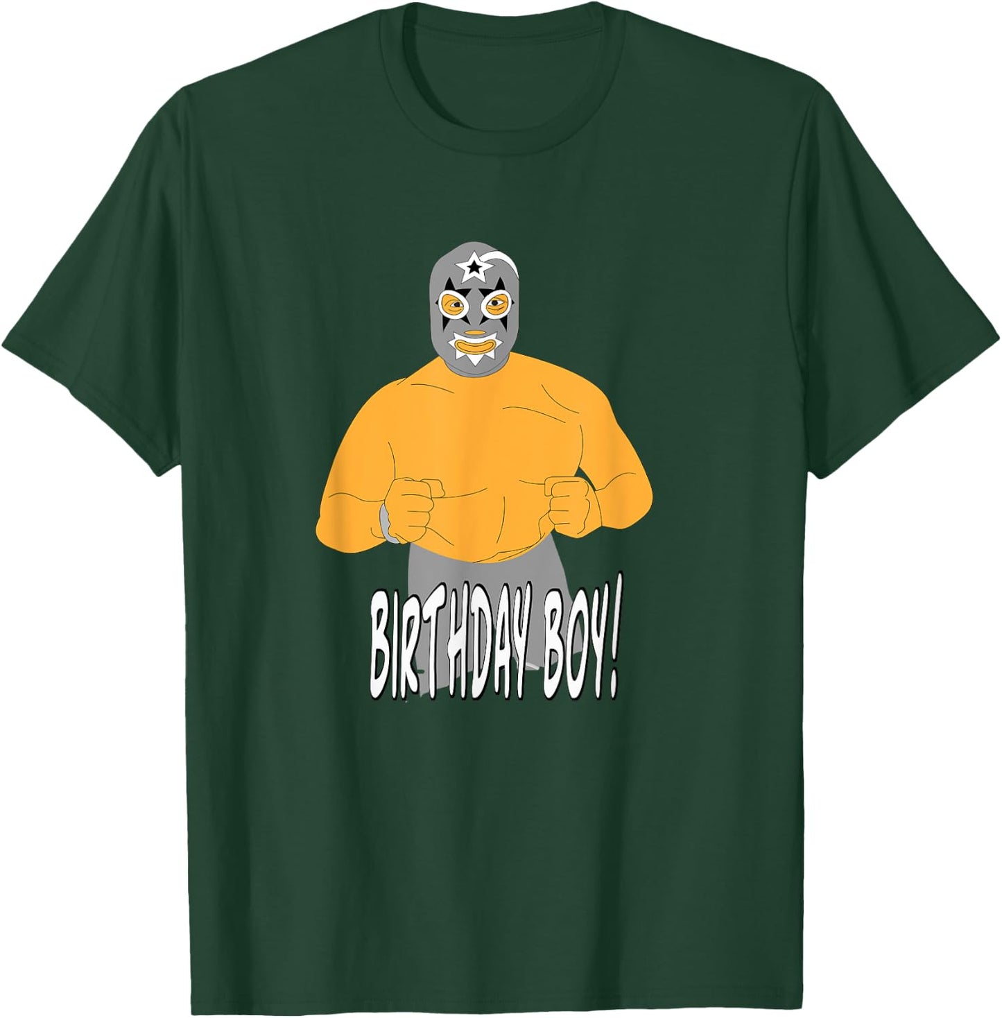 Lucha Libre Birthday Party T Shirt T-Shirt - T-Shirt | Forest