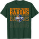 Brewton-Parker College Barons Retro Vintage Sports Men Women T-Shirt - T-Shirt | Forest