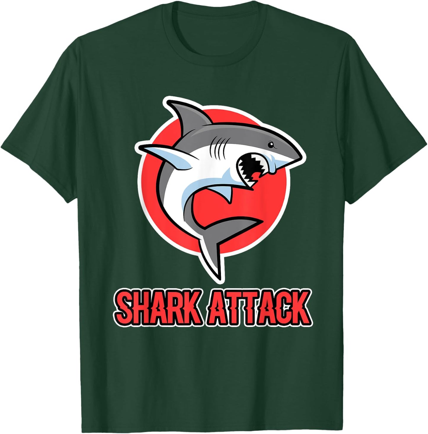 Shark Design - Shark Attack - Shark T-Shirt - T-Shirt | Forest
