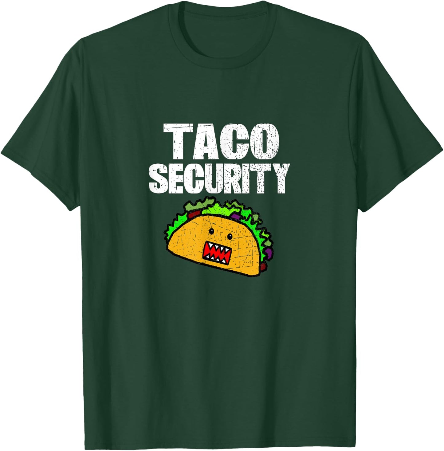 TACO SECURITY Funny Cinco de Mayo Shirt - Police Officer T-Shirt - T-Shirt | Forest