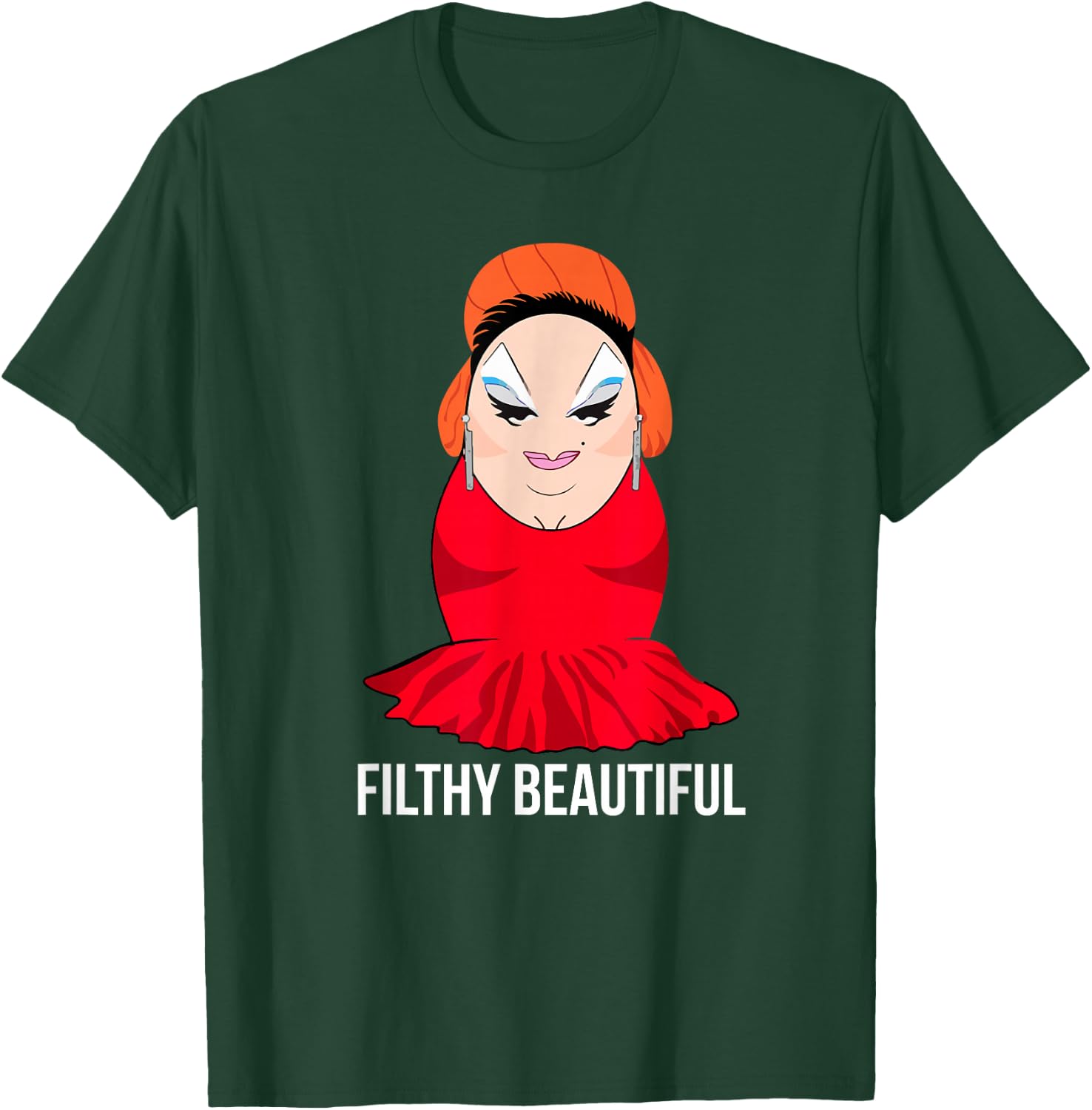 Divine is Filthy Beautiful Drag Queen T-Shirt - T-Shirt | Forest