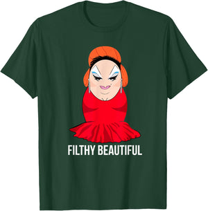 Divine is Filthy Beautiful Drag Queen T-Shirt - T-Shirt | Forest