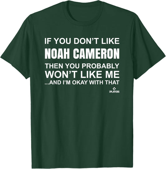 Noah Cameron Prospect Baseball Fan Gear T-Shirt - T-Shirt | Forest