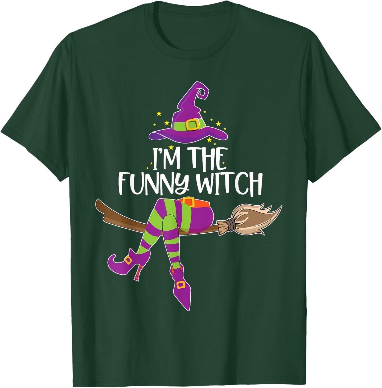 Im the Funny Witch Halloween Matching Group Costume T-Shirt - T-Shirt | Forest