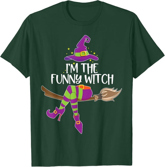 Im the Funny Witch Halloween Matching Group Costume T-Shirt - T-Shirt | Forest