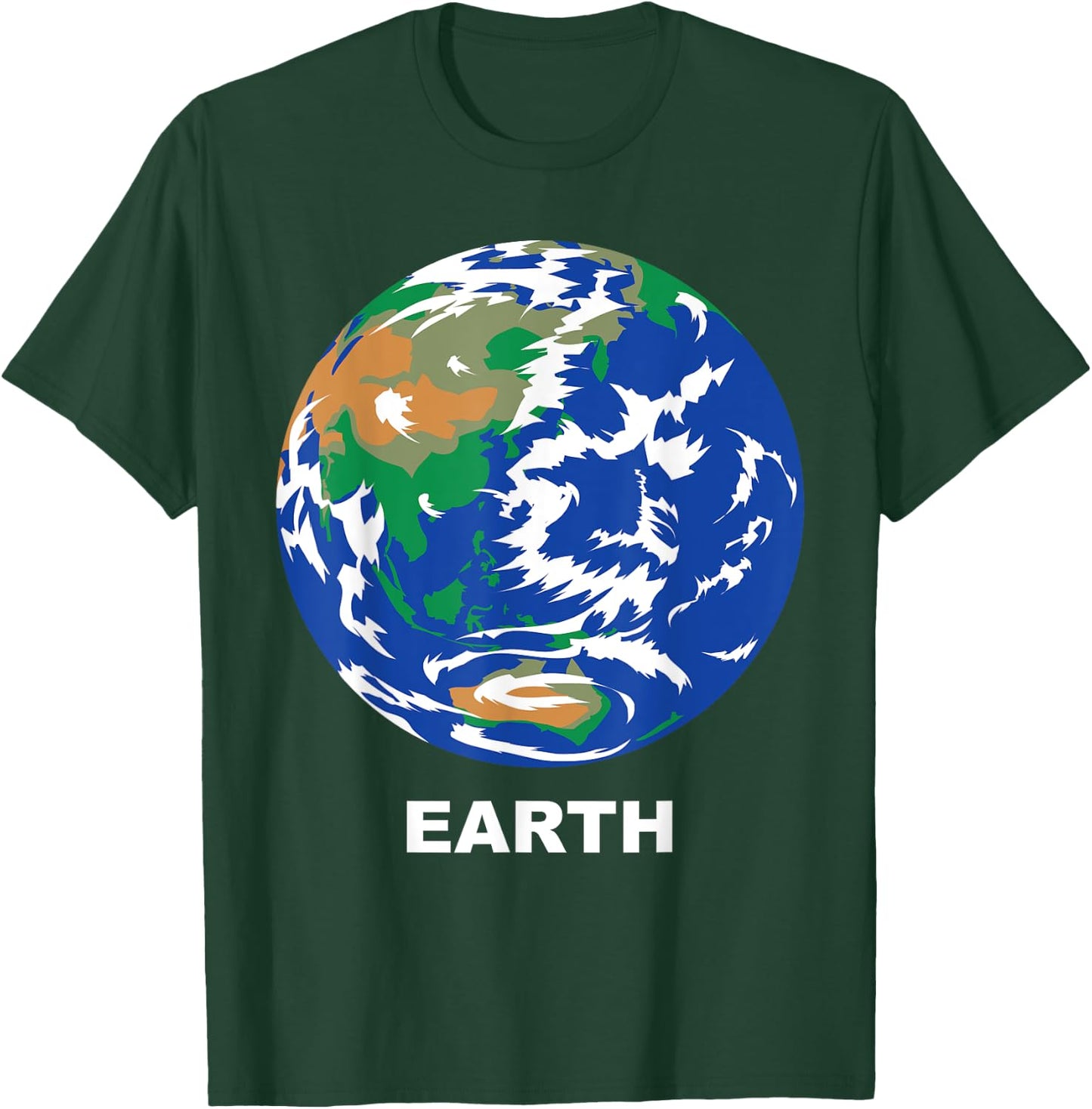 Solar System Group Costumes - Earth Terrestrial Planet T-Shirt - T-Shirt | Forest
