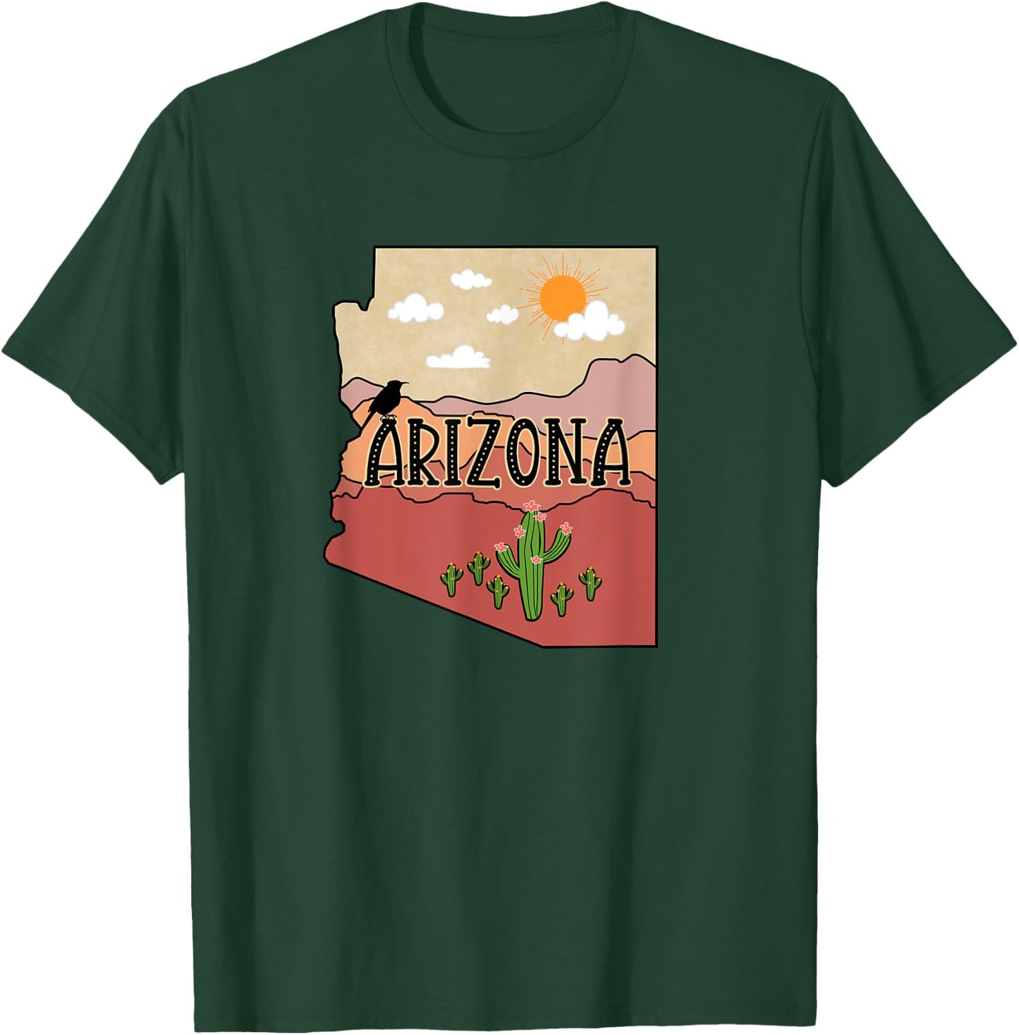 ARIZONA Design women boys girls souvenir T-Shirt - T-Shirt | Forest