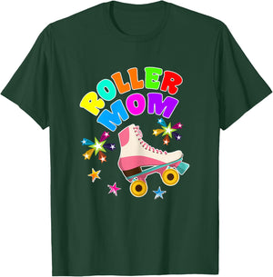 Roller Skate Mom Shirt Roller Girl Mother Gift Rollerskate T-Shirt - T-Shirt | Forest