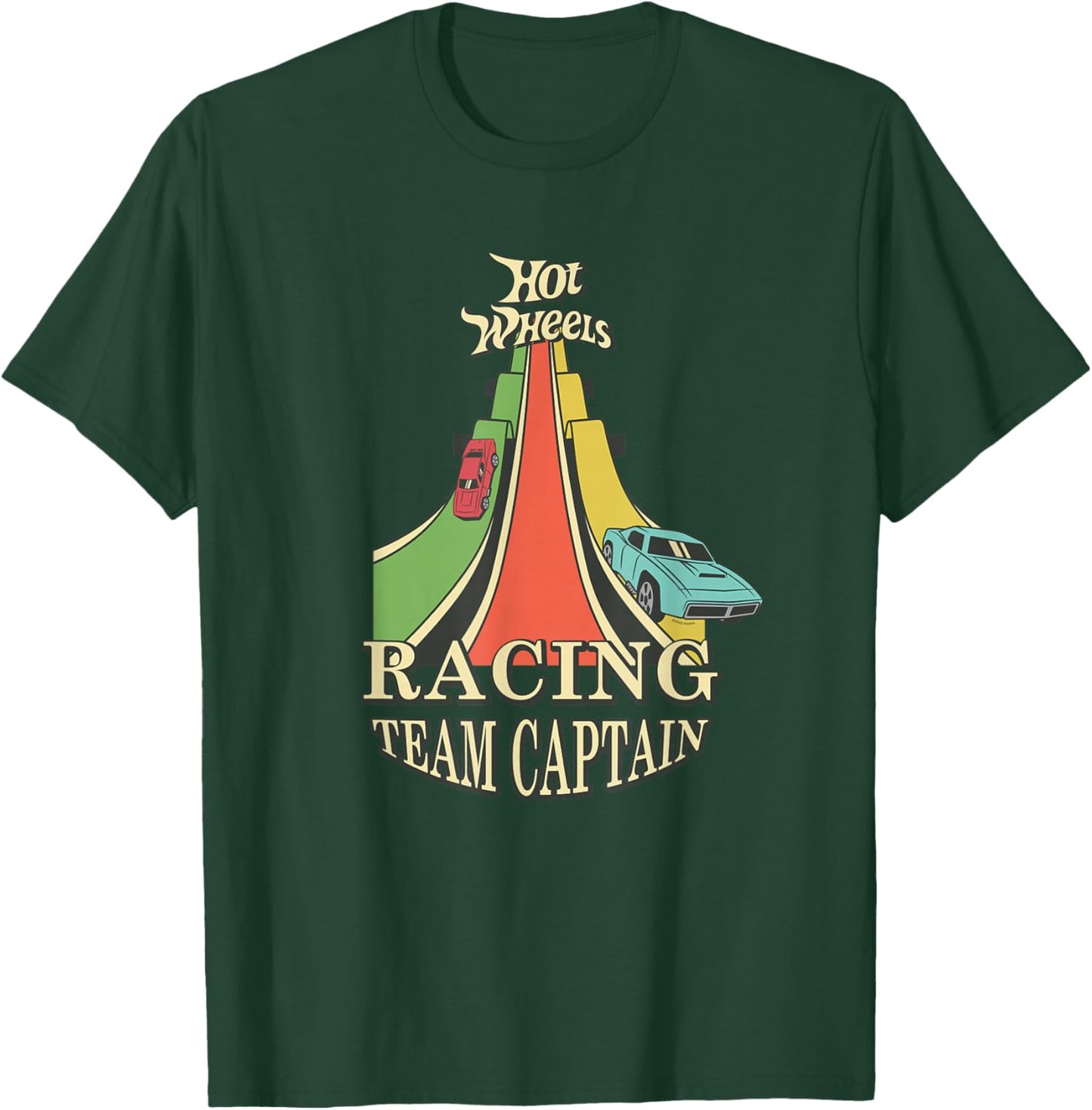Hot Wheels - Father's Day Racing Team Captain T-Shirt - T-Shirt | Forest