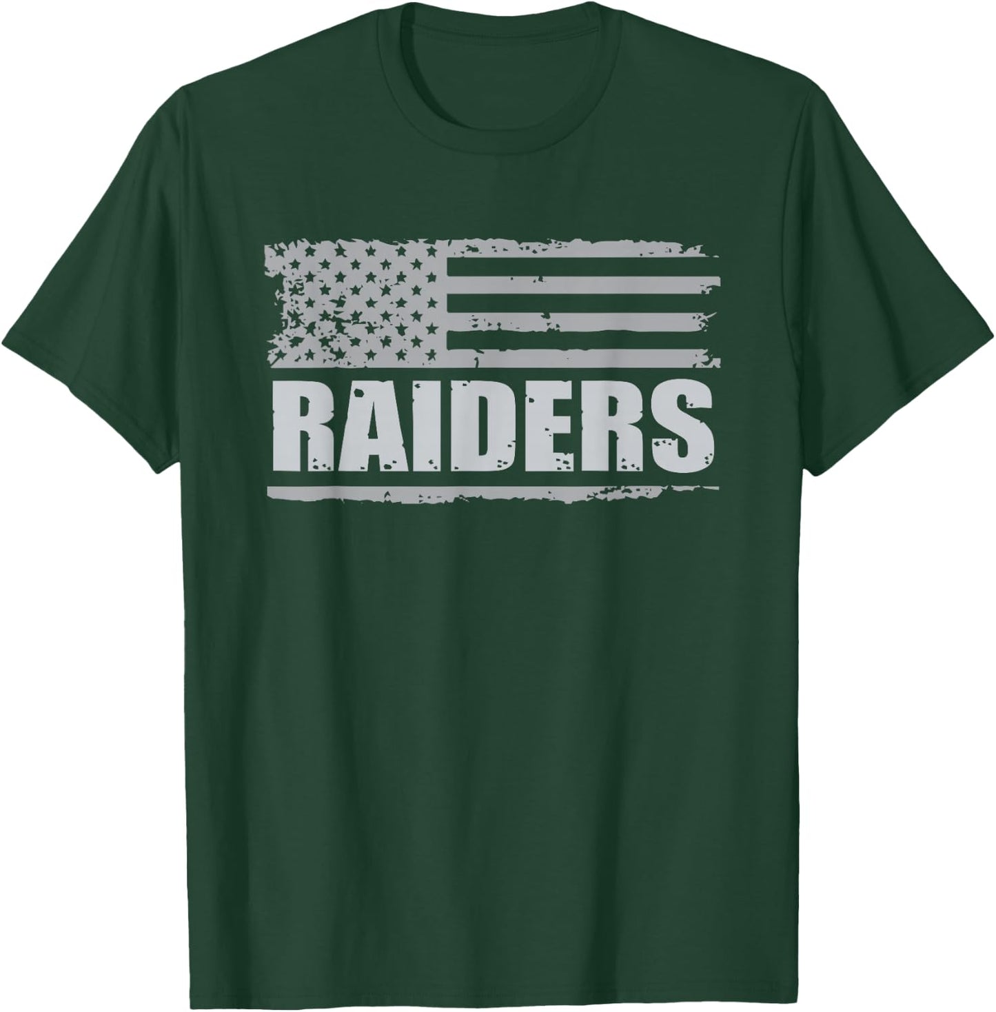 Raiders Heart Name Vintage Retro Gift Men Women Boy Girl T-Shirt - T-Shirt | Forest