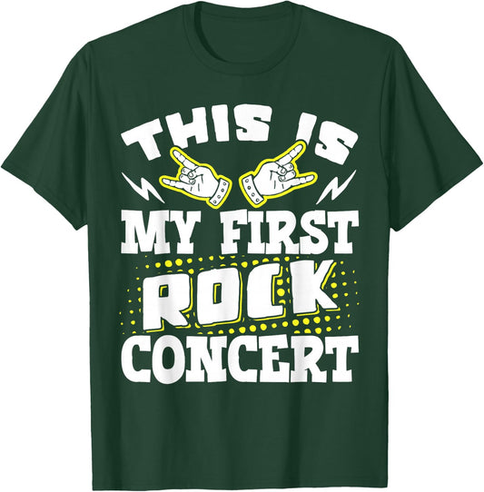 This Is My First Rock Concert T-Shirt - T-Shirt | Forest
