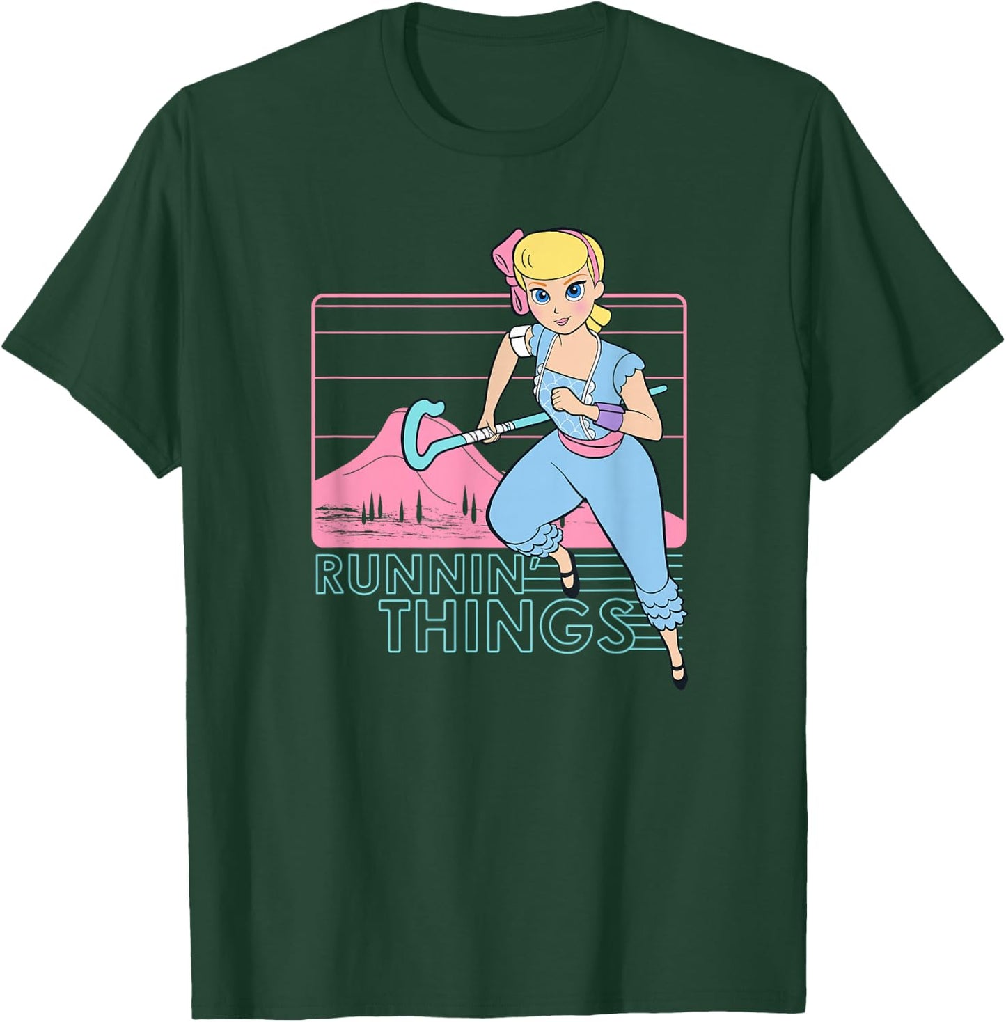 Disney Pixar Toy Story 4 Bo Peep Runnin' Things T-Shirt - T-Shirt | Forest