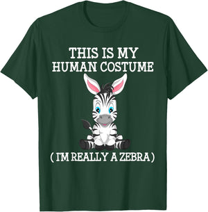 zebra pony funny Halloween Costume boy girl men women Kid T-Shirt - T-Shirt | Forest