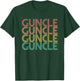 Guncle Matching Family Retro T-Shirt - T-Shirt | Forest