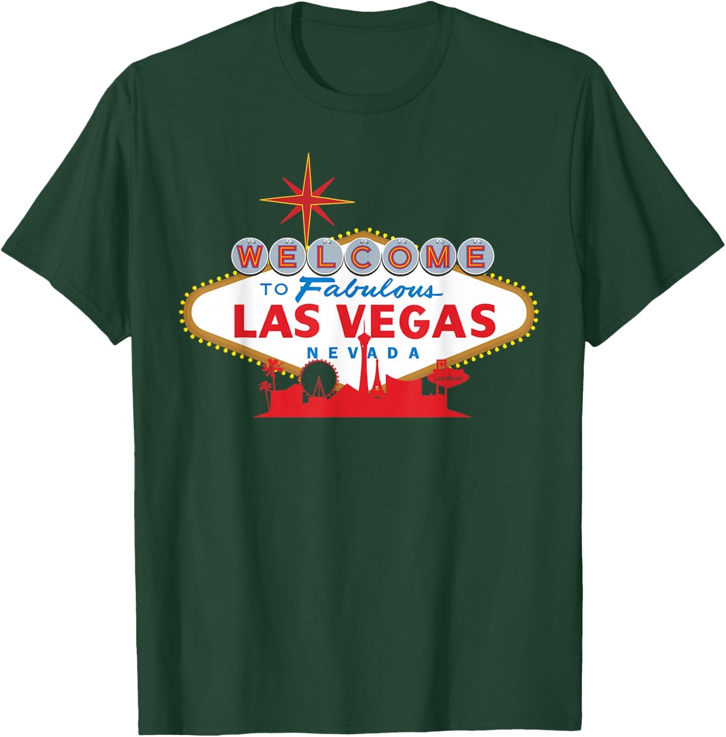 New LAS Vegas Love for Holidays in Vegas Small T-Shirt - T-Shirt | Forest
