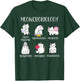 Meowcrobiology Science Cats Scientist Microbiology Teacher T-Shirt - T-Shirt | Forest