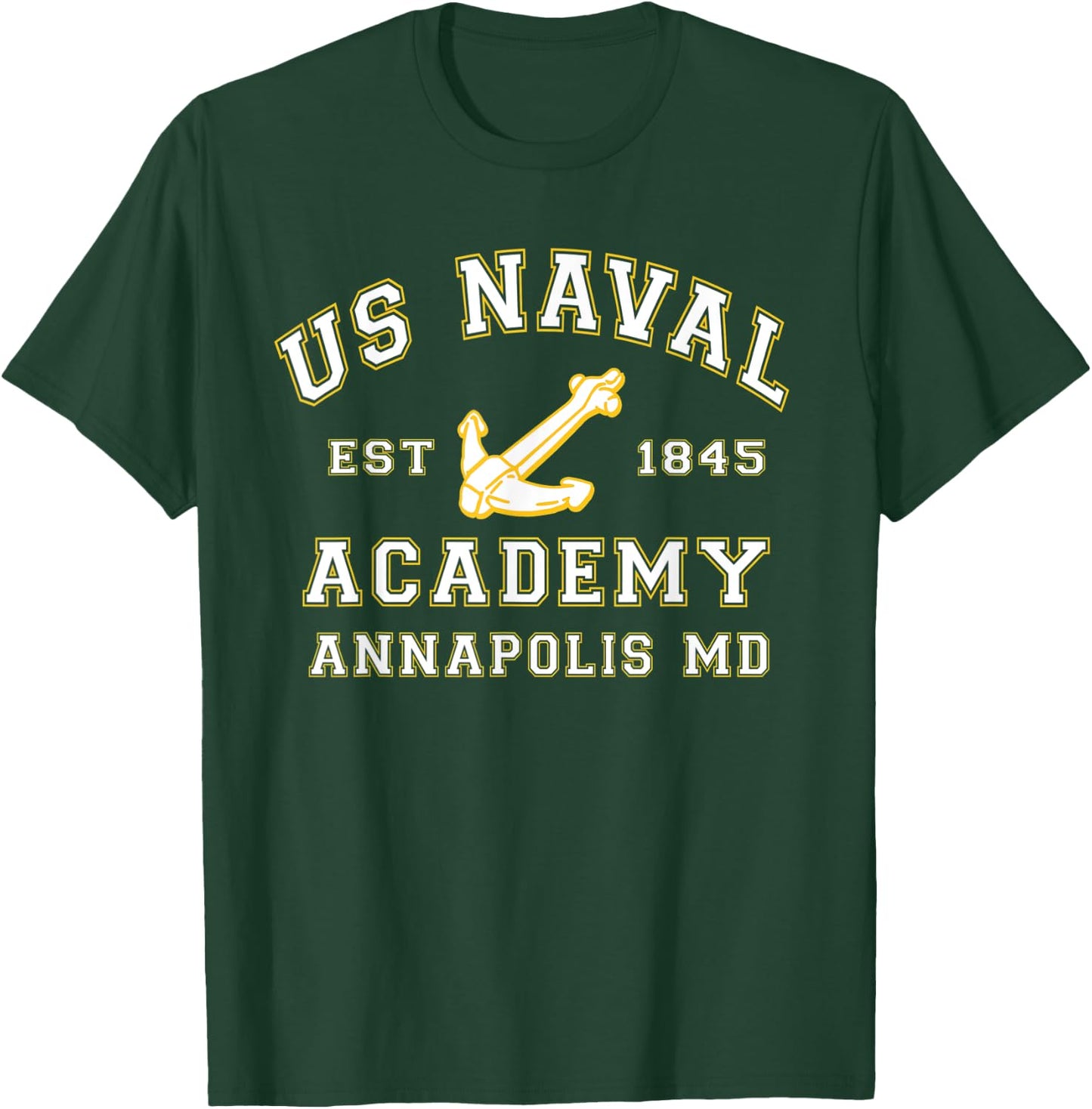 United States Naval Academy Annapolis Md Shirt by RangerTees T-Shirt - T-Shirt | Forest