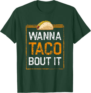 School Counselor Shirts - Wanna Taco Bout It T-Shirt - T-Shirt | Forest
