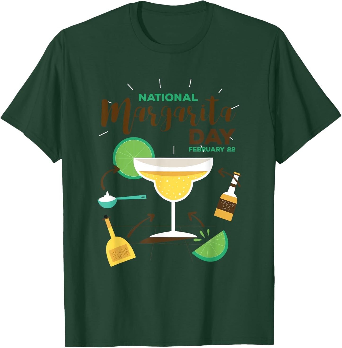 National Margarita Day T-Shirt - T-Shirt | Forest