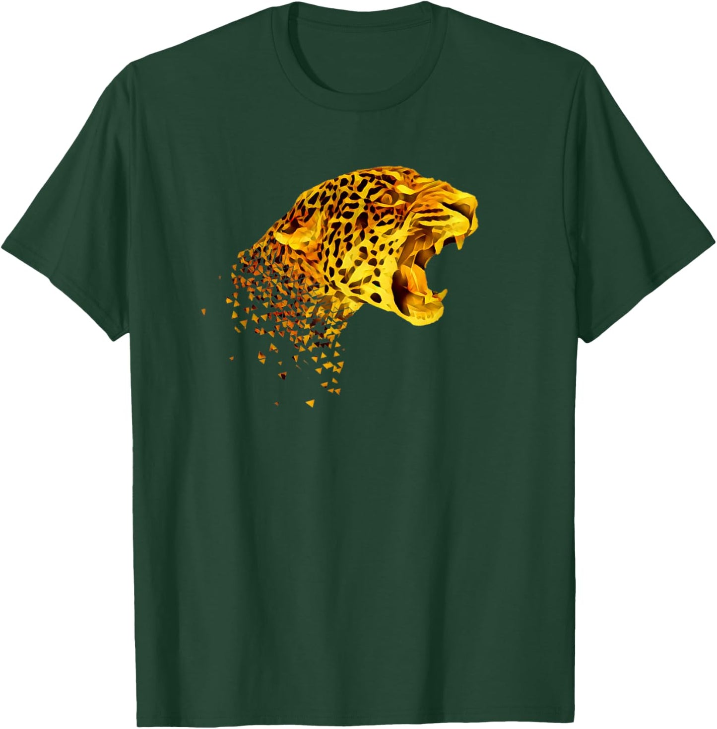 Jaguars Gold Mascot Design Jaguar Animal T-Shirt - T-Shirt | Forest