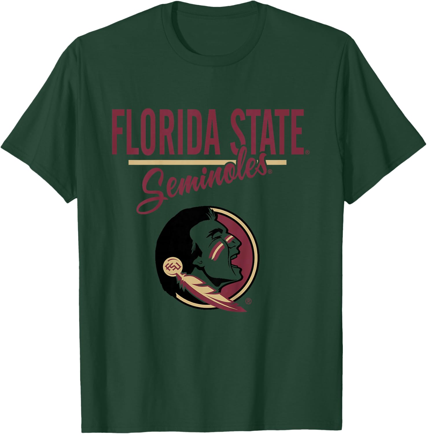 Kids Florida State Seminoles Kid's Mascot White T-Shirt - T-Shirt | Forest
