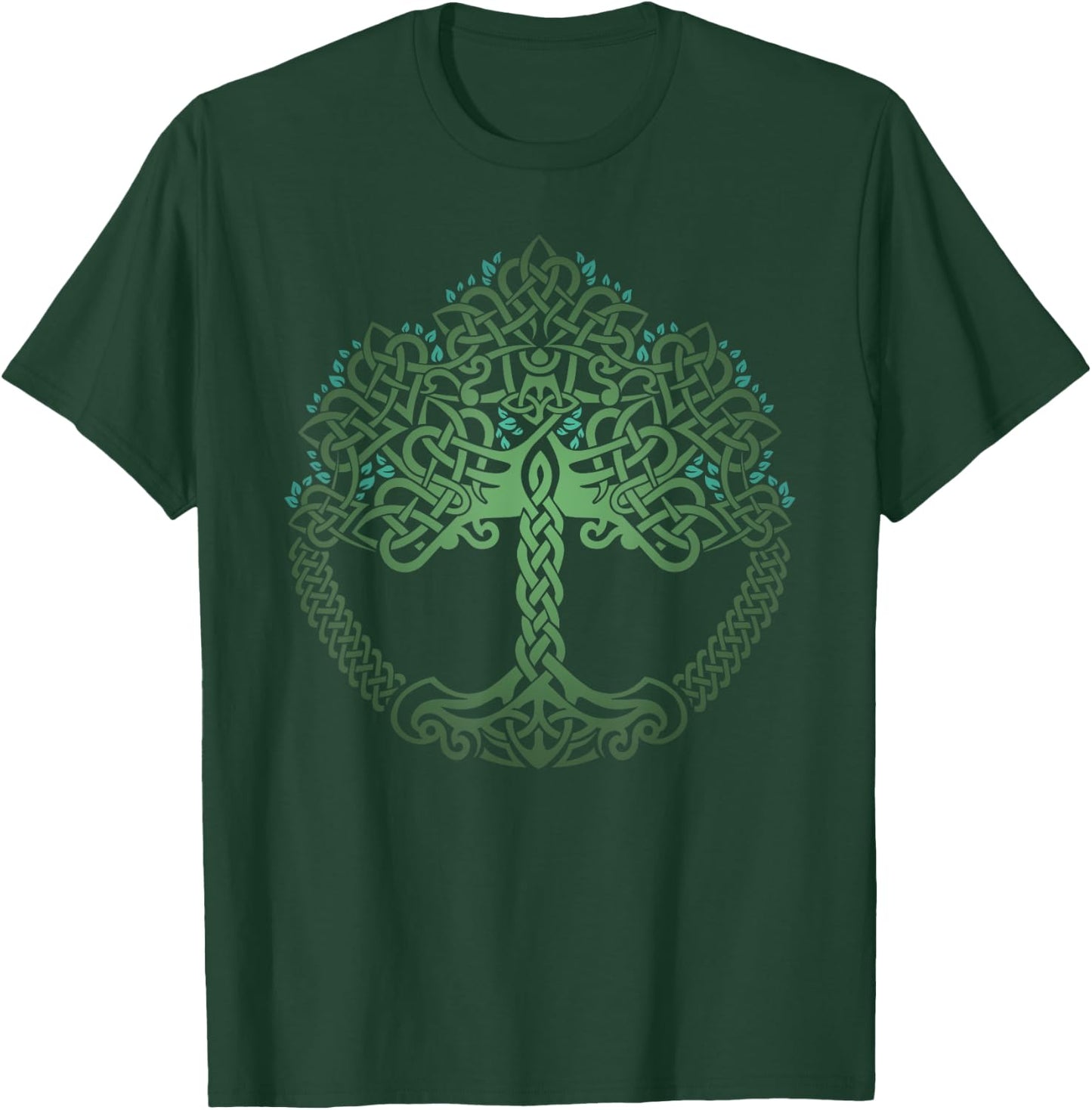 Viking Celtic Knotwork Tree of Life T-Shirt - T-Shirt | Forest