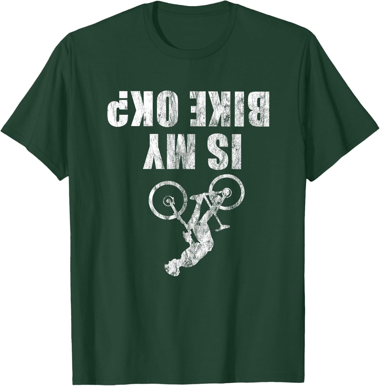 Bicycle BMX Mountain Bike Funny for Cyclists Cycling Biker T-Shirt - T-Shirt | Forest