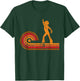 1970's Retro Style Disco Dancer Silhouette Disco T-Shirt - T-Shirt | Forest