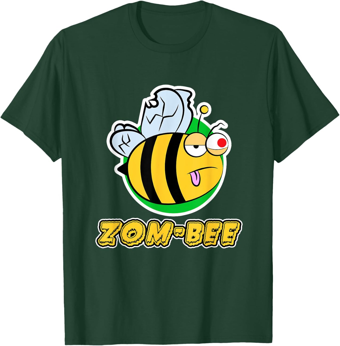 Zom-Bee for Beekeeper & Zombie Fans - Halloween T-Shirt - T-Shirt | Forest