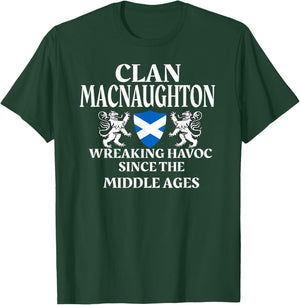 MacNaughton Scottish Family Clan Scotland Name T-Shirt - T-Shirt | Forest