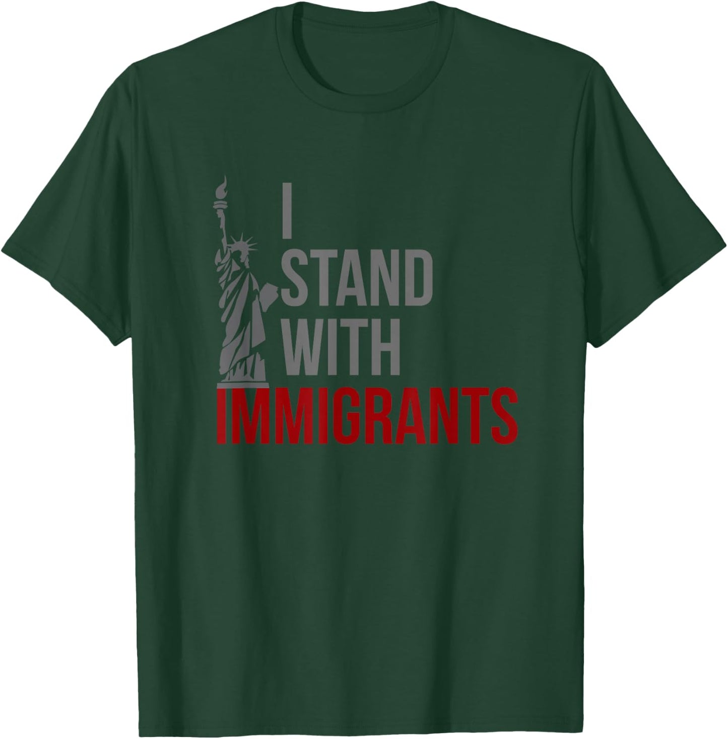 I Stand With Immigrants Defend DACA Anti Trump T-Shirt - T-Shirt | Forest