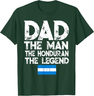 Storecastle: Dad The Honduran Legend Father's Day T-Shirt - T-Shirt | Forest