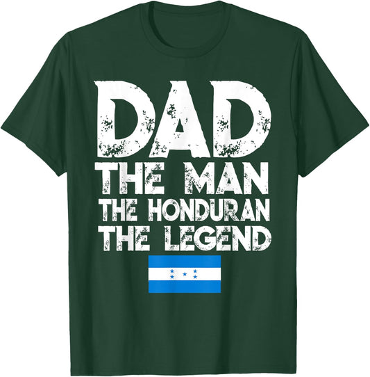 Storecastle: Dad The Honduran Legend Father's Day T-Shirt - T-Shirt | Forest