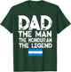 Storecastle: Dad The Honduran Legend Father's Day T-Shirt - T-Shirt | Forest