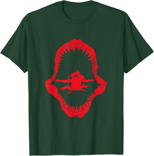 Shark Diving Scuba Diver Gift Underwater Deep Sea Dive T-Shirt - T-Shirt | Forest