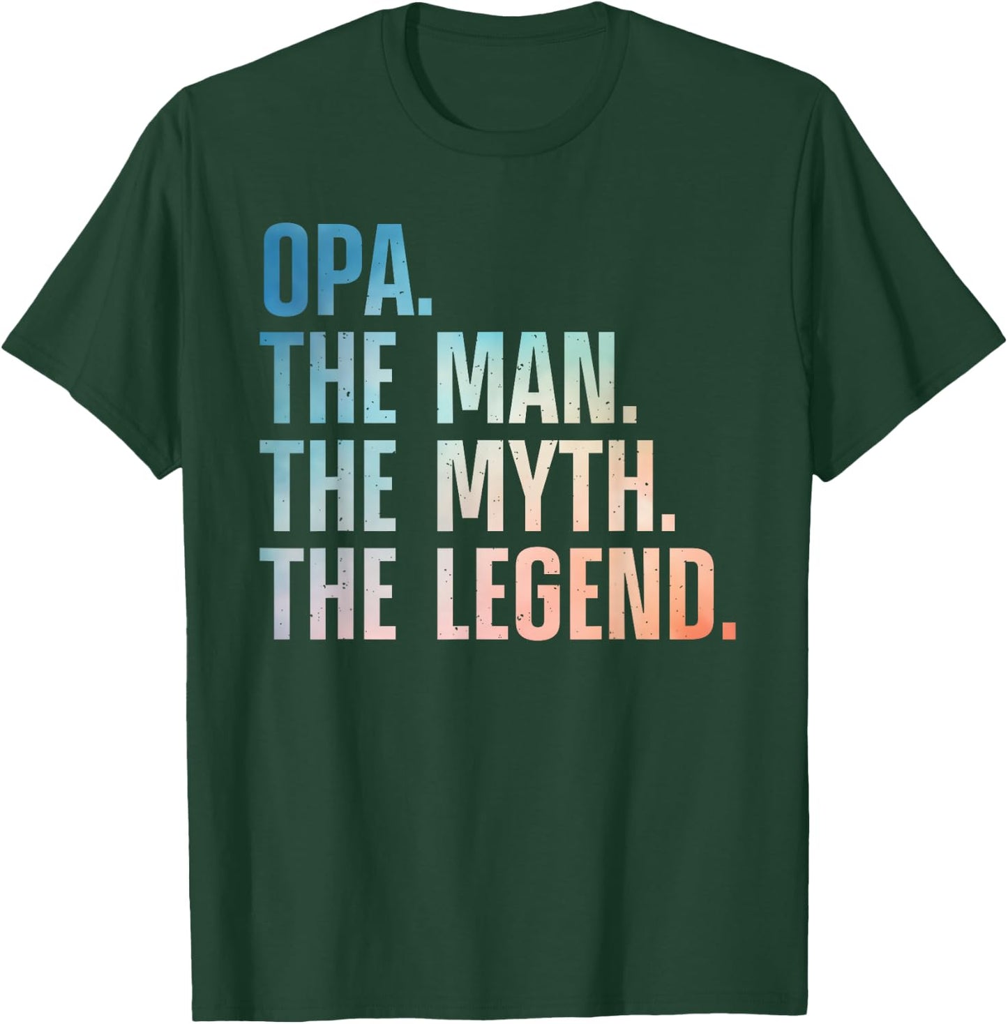 Funny Opa Design For Grandpa Grandfather From Grandkids Opa T-Shirt - T-Shirt | Forest