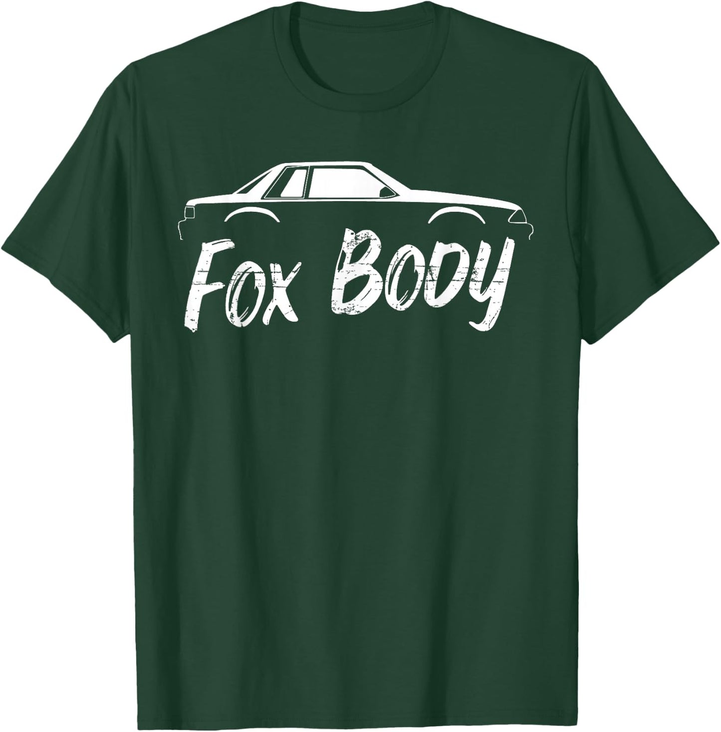 Foxbody Notchback 5.0 American Stang Muscle Car Notch Gift T-Shirt - T-Shirt | Forest