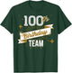 100th Birthday Crew 100 Years Old Attend Bday Party Vintage T-Shirt - T-Shirt | Forest