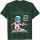 Kids 8th Birthday Astronaut Shirt Boys Gift 8 Year Old Space Geek T-Shirt - T-Shirt | Forest