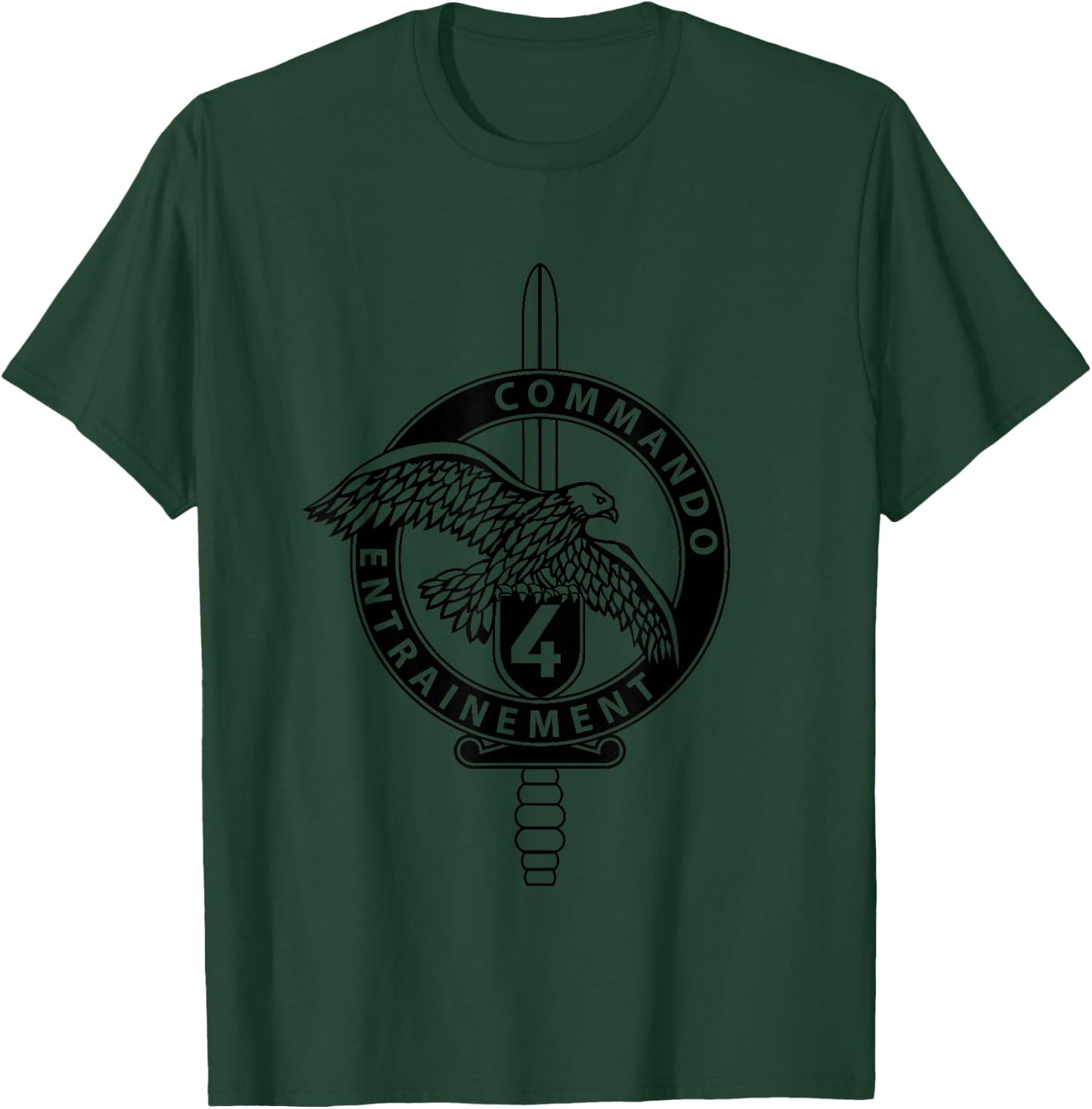 French Commando School T-Shirt - T-Shirt | Forest