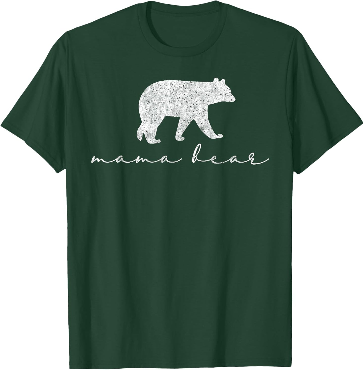 Mama Bear Shirt Cute White T-Shirt - T-Shirt | Forest