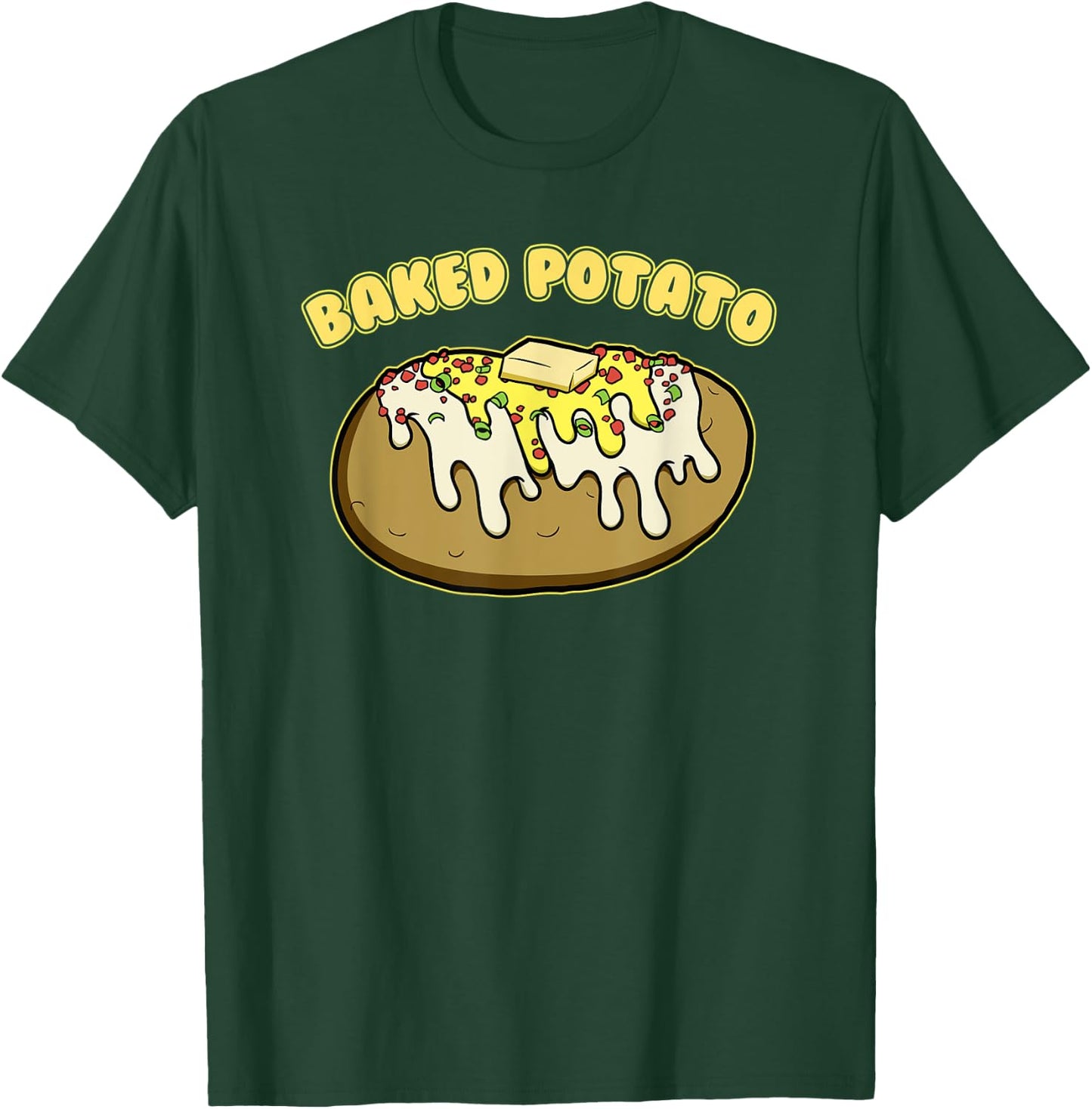 Baked Potato Matching for Couples and Best Friends T-Shirt - T-Shirt | Forest