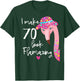 Funny Flamingo 70th Birthday Shirt for 70 Years Old T-Shirt - T-Shirt | Forest