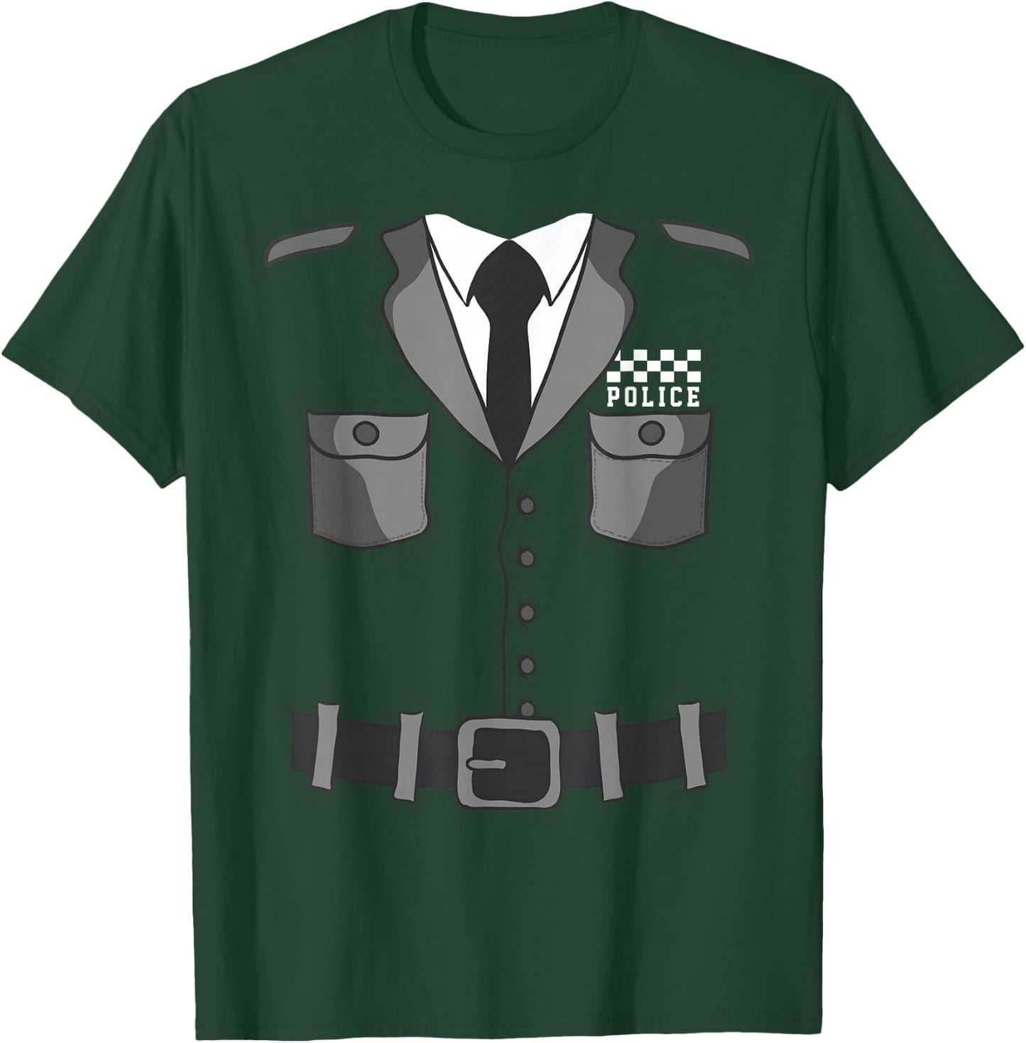 British Policeman Bobby Copper Police Halloween Costume T-Shirt - T-Shirt | Forest