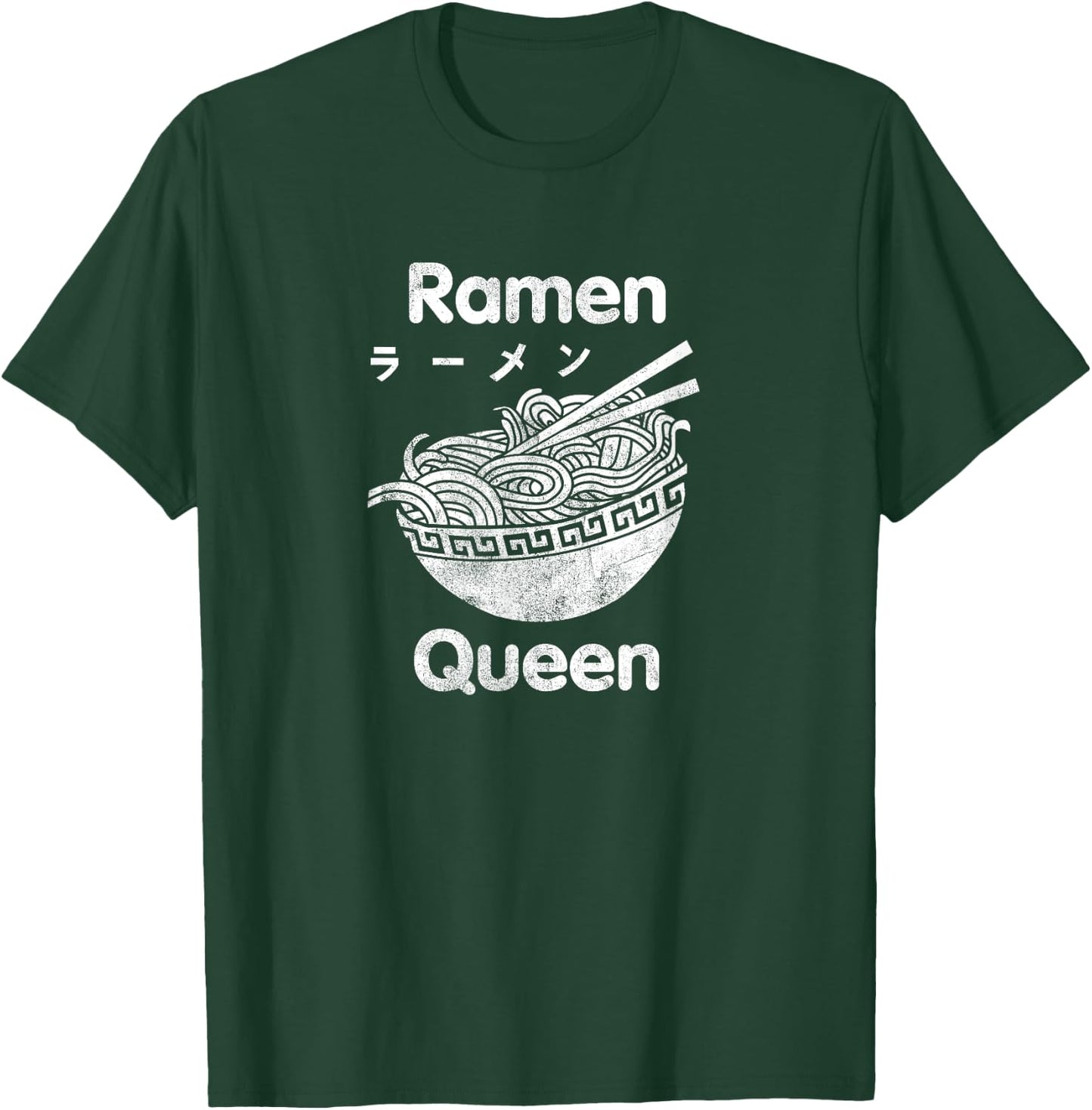 Funny Ramen Shirt - Ramen Queen T Shirt T-Shirt - T-Shirt | Forest