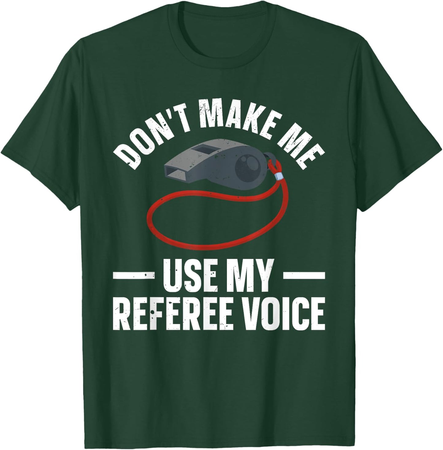 Funny Referee Art Women Sports Ref Official Referee T-Shirt - T-Shirt | Forest